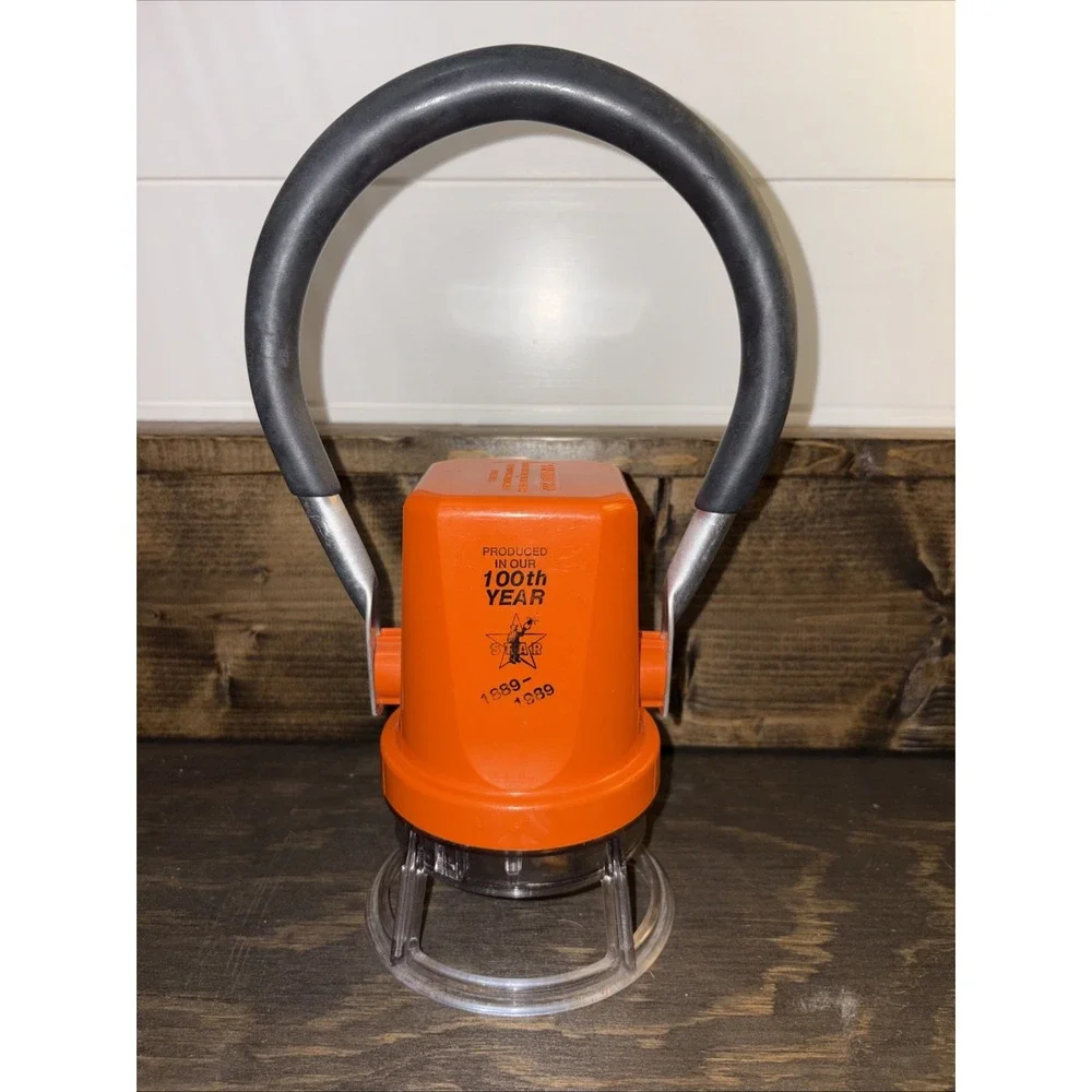 Santa Fe Railroad Lantern Orange Starlite 222 Lantern Great Condition
